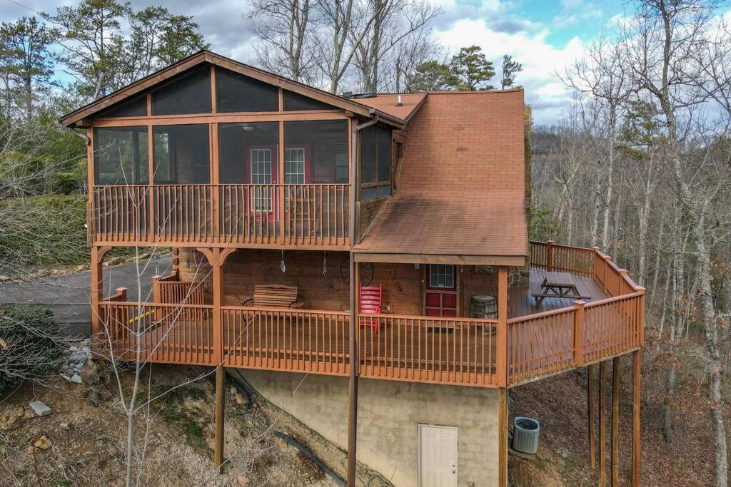 Over The Mountain - Smoky Mountain View Cabin Sevierville Exteriér fotografie