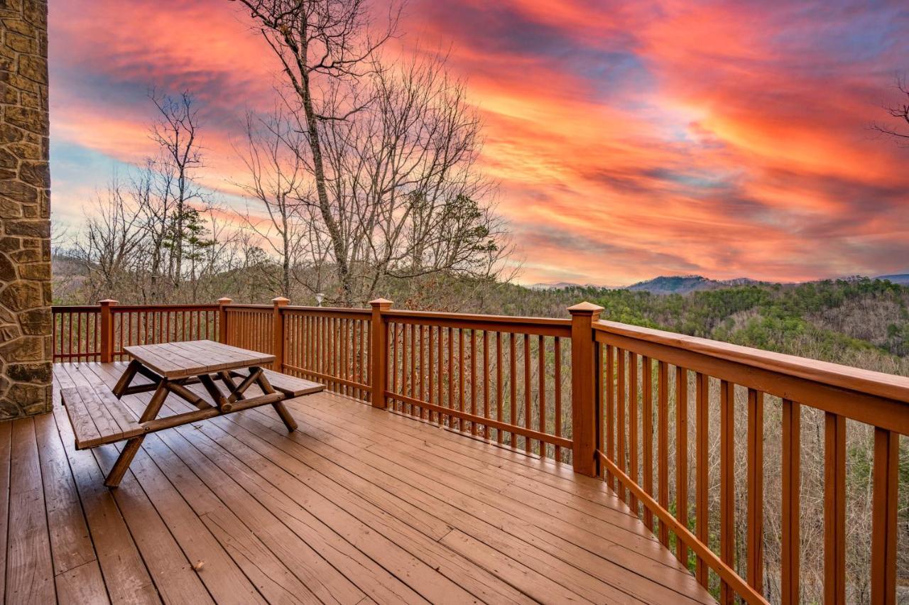 Over The Mountain - Smoky Mountain View Cabin Sevierville Exteriér fotografie