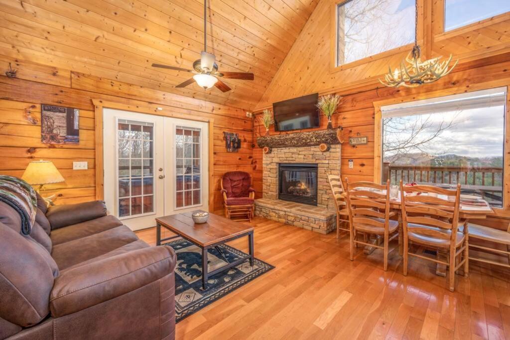 Over The Mountain - Smoky Mountain View Cabin Sevierville Exteriér fotografie